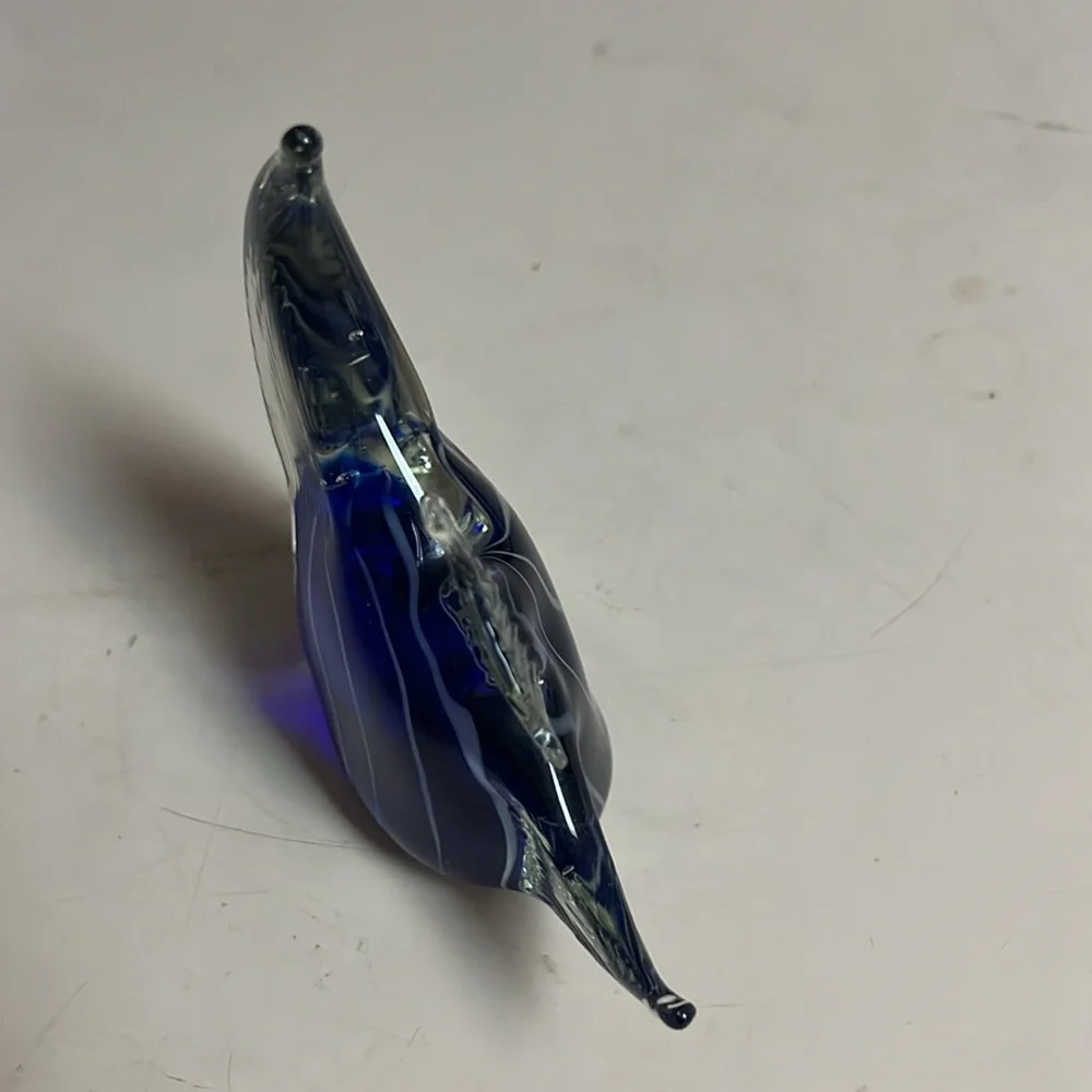 Blue Cobalt Fish Paperweight - Picture 7 of 13